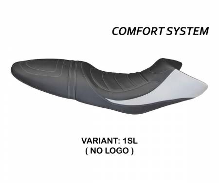 BR12RBC-1SL-4 Seat saddle cover Bruno Comfort System Silver (SL) T.I. for BMW R 1200 R 2006 > 2014