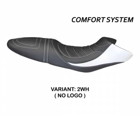 BR12RBC-2WH-4 Seat saddle cover Bruno Comfort System White (WH) T.I. for BMW R 1200 R 2006 > 2014