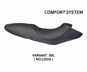Seat saddle cover Bruno Comfort System Black (BL) T.I. for BMW R 1200 R 2006 > 2014