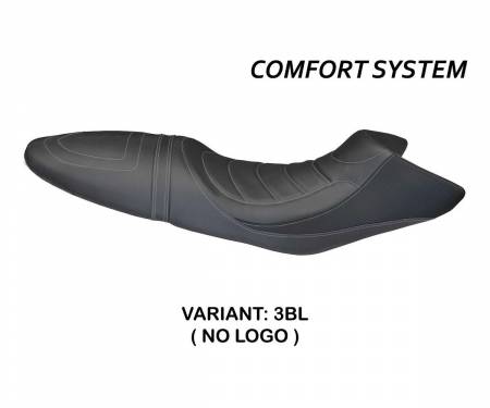 BR12RBC-3BL-4 Seat saddle cover Bruno Comfort System Black (BL) T.I. for BMW R 1200 R 2006 > 2014