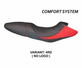 Seat saddle cover Bruno Comfort System Red (RD) T.I. for BMW R 1200 R 2006 > 2014
