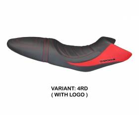 Seat saddle cover Bruno Red (RD) T.I. for BMW R 1200 R 2006 > 2014