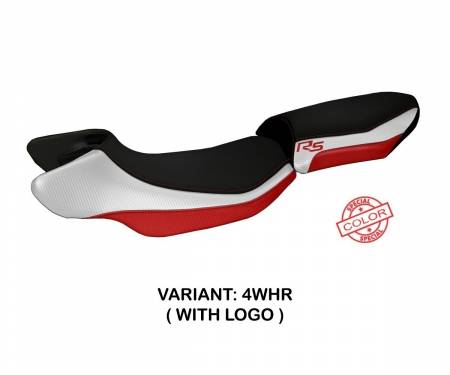 BR12RSASR-4WHR-3 Seat saddle cover Aurelia Special Color Rs White - Red (WHR) T.I. for BMW R 1200 RS 2015 > 2019