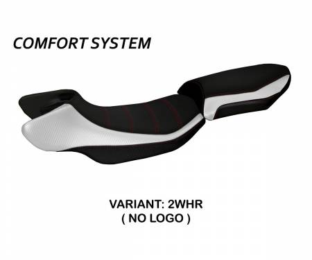 BR12RSC-2WHR-4 Rivestimento sella Aurelia Color Rs Comfort System Bianco - Rosso (WHR) T.I. per BMW R 1200 RS 2015 > 2019