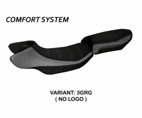 Seat saddle cover Aurelia Color Rs Comfort System Gray - Gray (GRG) T.I. for BMW R 1200 RS 2015 > 2019
