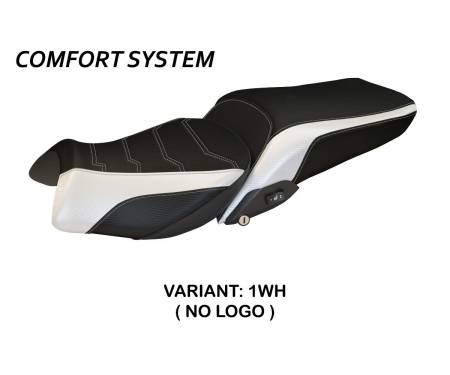 BR12RTA1C-1WH-4 Seat saddle cover Alghero 1 Comfort System White (WH) T.I. for BMW R 1250 RT 2019 > 2022