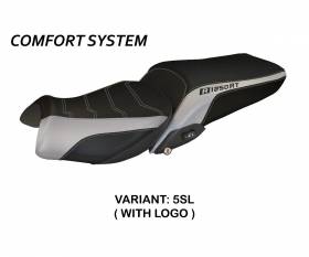 Seat saddle cover Alghero 1 Comfort System Silver (SL) T.I. for BMW R 1250 RT 2019 > 2022
