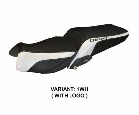 Seat saddle cover Alghero 1 White (WH) T.I. for BMW R 1250 RT 2019 > 2022