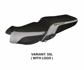 Seat saddle cover Alghero 1 Silver (SL) T.I. for BMW R 1250 RT 2019 > 2022