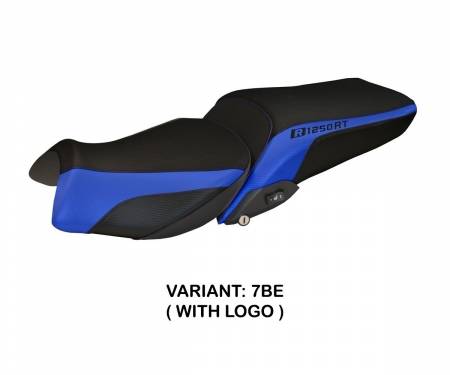 BR12RTA1-7BE-3 Seat saddle cover Alghero 1 Blue (BE) T.I. for BMW R 1250 RT 2019 > 2022