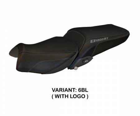 BR12RTO1-6BL-3 Seat saddle cover Olbia 1 Black (BL) T.I. for BMW R 1200 RT 2014 > 2018