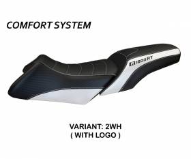 Housse de selle Roberto Comfort System Blanche (WH) T.I. pour BMW R 1200 RT 2006 > 2013