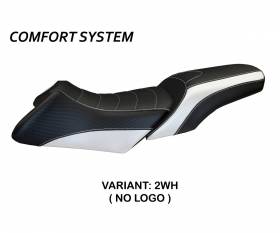 Seat saddle cover Roberto Comfort System White (WH) T.I. for BMW R 1200 RT 2006 > 2013