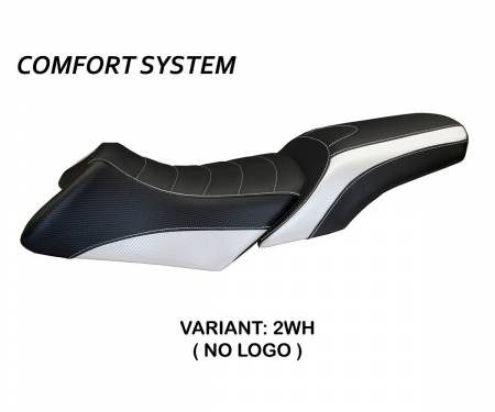 BR12RTRC-2WH-4 Seat saddle cover Roberto Comfort System White (WH) T.I. for BMW R 1200 RT 2006 > 2013