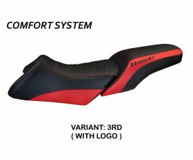 Seat saddle cover Roberto Comfort System Red (RD) T.I. for BMW R 1200 RT 2006 > 2013