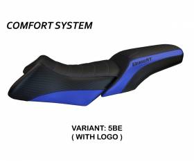 Seat saddle cover Roberto Comfort System Blue (BE) T.I. for BMW R 1200 RT 2006 > 2013