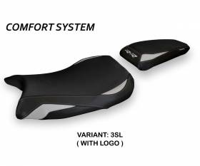 Seat saddle cover Deruta 1 Comfort System Silver (SL) T.I. for BMW S 1000 RR 2019 > 2022