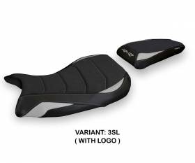 Seat saddle cover Edige 1 Ultragrip Silver (SL) T.I. for BMW S 1000 RR (M-SPORT) 2019 > 2022