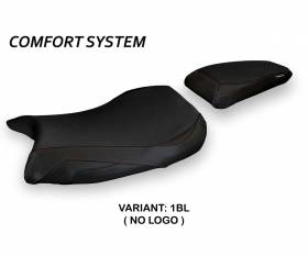 Seat saddle cover Ganja 1 Comfort System Black (BL) T.I. for BMW S 1000 RR (M-SPORT) 2019 > 2022