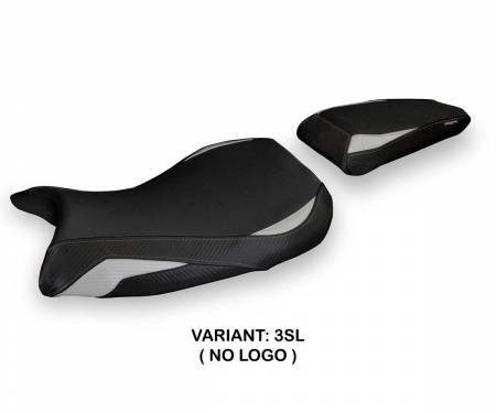 BS100RL1-3SL-2 Seat saddle cover Lustignano 1 Silver (SL) T.I. for BMW S 1000 RR 2019 > 2022
