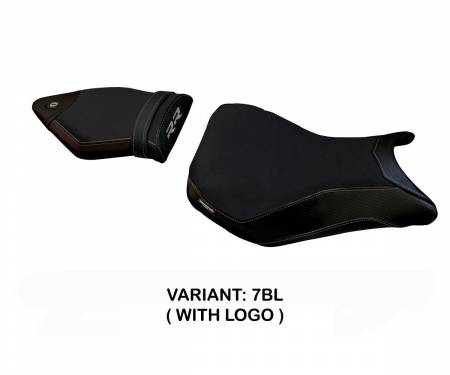 BS10R15H-7BL-2 Seat saddle cover Hakha Black (BL) T.I. for BMW S 1000 RR 2015 > 2018