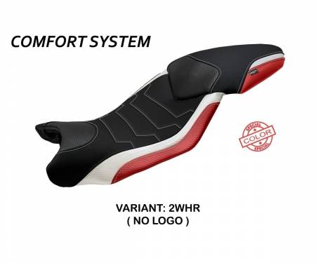 BS10XRASC-2WHR-4 Housse de selle Ardea Special Color Comfort System Blanc- Rouge (WHR) T.I. pour BMW S 1000 XR 2015 > 2019