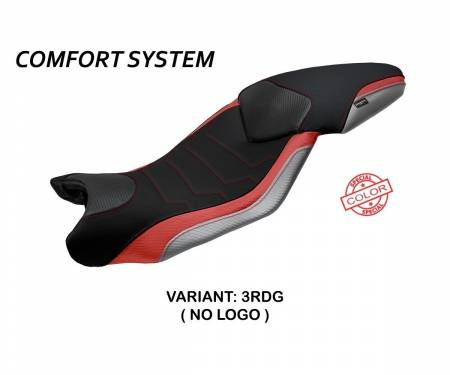 BS10XRASC-3RDG-4 Seat saddle cover Ardea Special Color Comfort System Red - Gray (RDG) T.I. for BMW S 1000 XR 2015 > 2019