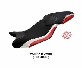Seat saddle cover Ardea Special Color White - Red (WHR) T.I. for BMW S 1000 XR 2015 > 2019