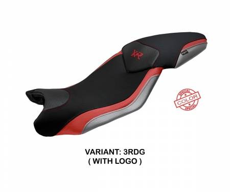 BS10XRAS-3RDG-3 Seat saddle cover Ardea Special Color Red - Gray (RDG) T.I. for BMW S 1000 XR 2015 > 2019