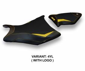 Seat saddle cover Alabama 2 Yellow (YL) T.I. for BMW S 1000 RR 2009 > 2011