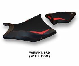 Seat saddle cover Alabama 2 Red (RD) T.I. for BMW S 1000 RR 2009 > 2011