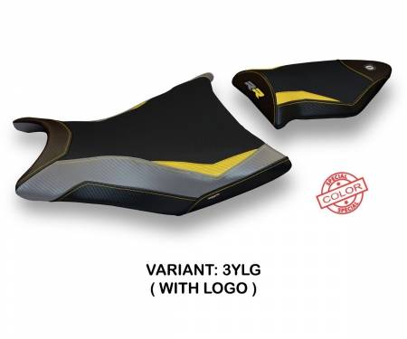 BS11RRAS-3YLG-5 Seat saddle cover Alabama Special Color Yellow - Gray (YLG) T.I. for BMW S 1000 RR 2009 > 2011
