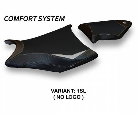 BS11RRE2-1SL-6 Housse de selle Essen 2 Comfort System Argent (SL) T.I. pour BMW S 1000 RR 2009 > 2011