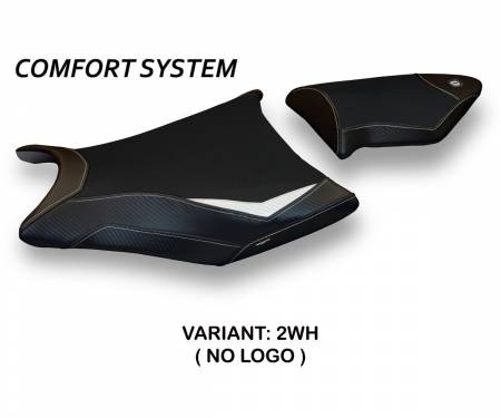 BS11RRE2-2WH-6 Housse de selle Essen 2 Comfort System Blanche (WH) T.I. pour BMW S 1000 RR 2009 > 2011