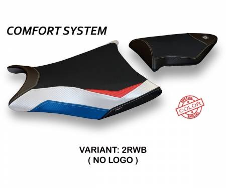 BS11RRES-2RWB-6 Housse de selle Essen Special Color Comfort System Rouge - Blanche - Bleu (RWB) T.I. pour BMW S 1000 RR 2009 > 2011
