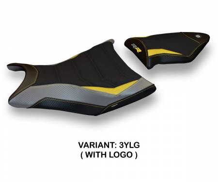 BS11RRGS-3YLG-5 Seat saddle cover Giuba Special Color Ultragrip Yellow - Gray (YLG) T.I. for BMW S 1000 RR 2009 > 2011
