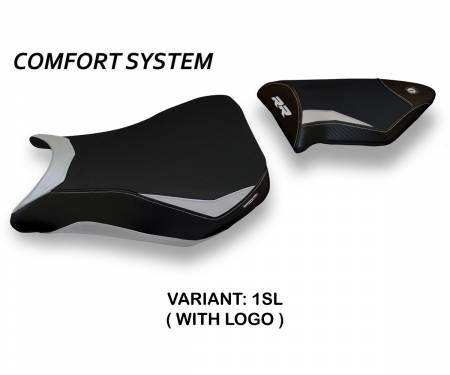 BS14RRD2-1SL-5 Housse de selle Dacca 2 Comfort System Argent (SL) T.I. pour BMW S 1000 RR 2012 > 2014