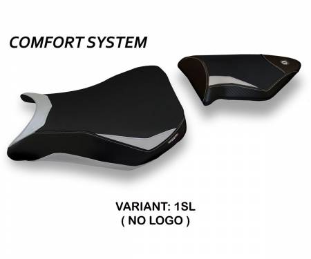 BS14RRD2-1SL-6 Housse de selle Dacca 2 Comfort System Argent (SL) T.I. pour BMW S 1000 RR 2012 > 2014