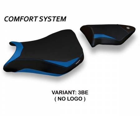 BS14RRD2-3BE-6 Sattelbezug Sitzbezug Dacca 2 Comfort System Blau (BE) T.I. fur BMW S 1000 RR 2012 > 2014