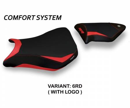 BS14RRD2-6RD-5 Housse de selle Dacca 2 Comfort System Rouge (RD) T.I. pour BMW S 1000 RR 2012 > 2014