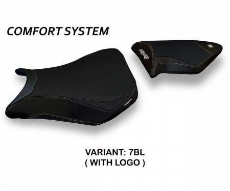 BS14RRD2-7BL-5 Seat saddle cover Dacca 2 Comfort System Black (BL) T.I. for BMW S 1000 RR 2012 > 2014