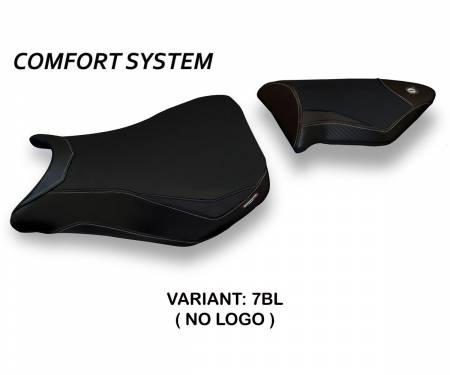 BS14RRD2-7BL-6 Seat saddle cover Dacca 2 Comfort System Black (BL) T.I. for BMW S 1000 RR 2012 > 2014