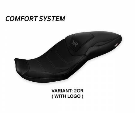 BS1XR2DT-2GR-1 Seat saddle cover Djanet Total Black Comfort System Gray (GR) T.I. for BMW S 1000 XR 2020 > 2021