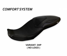 Sattelbezug Sitzbezug Djanet Total Black Comfort System Hp (HP) T.I. fur BMW S 1000 XR 2020 > 2021