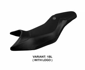 Seat saddle cover Maine Black BL + logo T.I. for CF Moto 650 MT 2019 > 2024