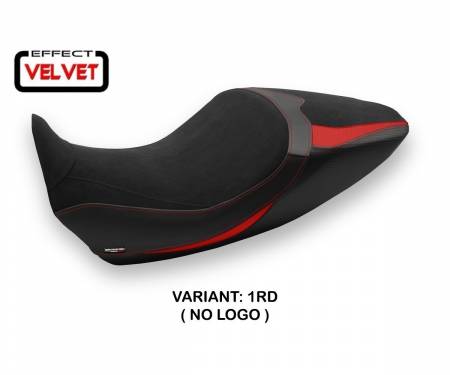 DD126S1-1RD-4 Seat saddle cover Saranda 1 Velvet Red (RD) T.I. for DUCATI DIAVEL 1260 2019 > 2022