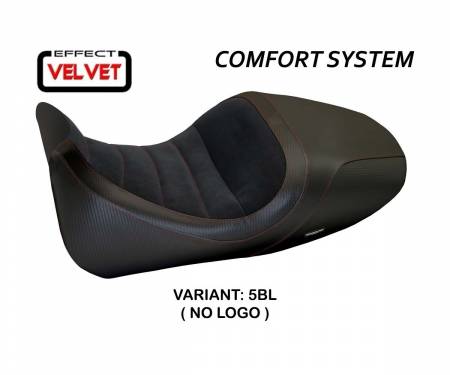 DDI1VC-5BL-6 Sattelbezug Sitzbezug Imola 1 Velvet Comfort System Schwarz (BL) T.I. fur DUCATI DIAVEL 2014 > 2018