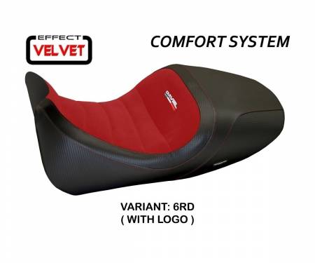 DDI1VC-6RD-4 Funda Asiento Imola 1 Velvet Comfort System Rojo (RD) T.I. para DUCATI DIAVEL 2014 > 2018