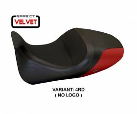 Seat saddle cover Imola 1 Velvet Red (RD) T.I. for DUCATI DIAVEL 2014 > 2018