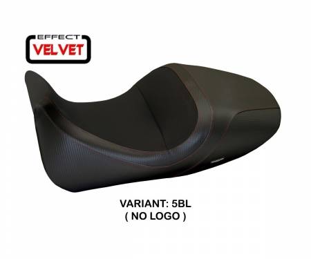 DDI1-5BL-6 Housse de selle Imola 1 Velvet Noir (BL) T.I. pour DUCATI DIAVEL 2014 > 2018